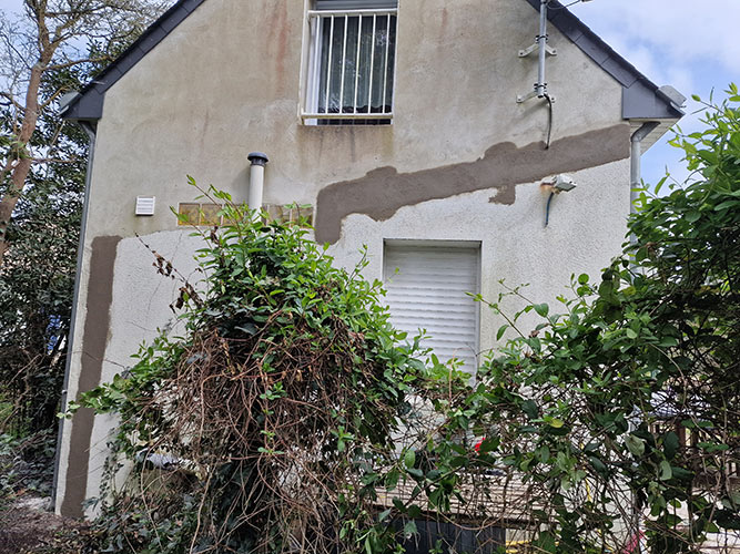 Reprise de Fissures en façade Saint André des Eaux 44